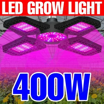 Фитолампа LED Семена на Растения 220V Grow Light E27 Пълен Набор от Хидропоника Лампара LED Panel Bombilla 110V Grow Tent Лампа Led Grow