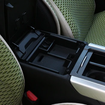 Централен Подлакътник Кутия за съхранение на Автомобили Органайзер за Land Range Rover Evoque 2014-2018 Притежателя на съда Тава Аксесоари за стайлинг на автомобили